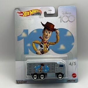 Disney 100 Hot Wheels Woody Toy Story Hiway Hauler Truck